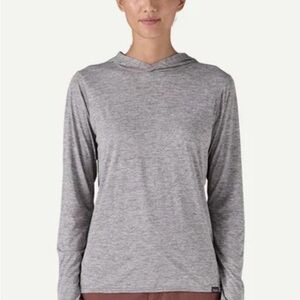 Patagonia Capilene Cool Daily Hoodie | UPF 50+ Sun Shirt | Gray | Size L